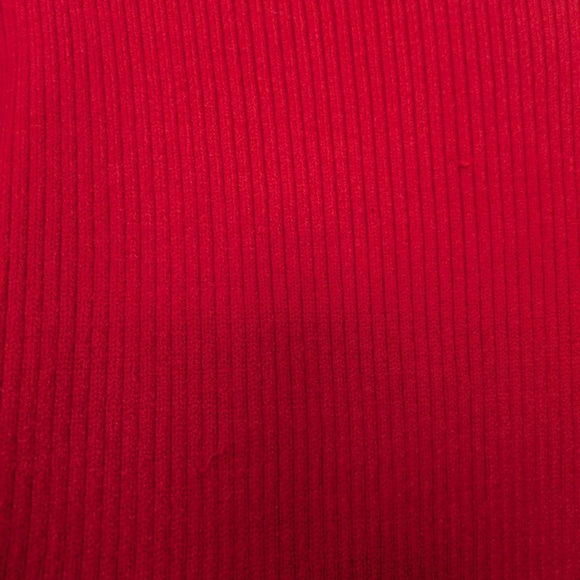 NWT Colorblock Red and Pink Sweater Dress - Picture 5 of 10